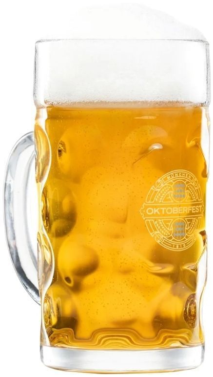 lot 37571 image: BAVARIA TRACHTEN Oktoberfest Glass Beer Mug - Authentic Beer Stein - Traditional German Beer Mugs - Franziskaner Mug Weissbier Glass - 1 Liter 34 oz Beer Mug - Extra Large - Retail $25