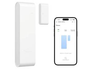 lot 58101 image: SenseGuard DW Gen2 SNZB-04PR2 Zigbee Door Window Contact Sensor, OpenClose Monitoring, Tamper Proof, Phone Alert, Home Security Alarm, Works with Alexa, Home Assistant & SmartThings, 1-Pack - Retail $15