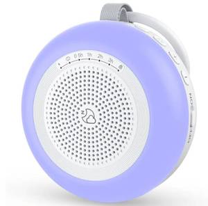 lot 58110 image: Portable Sound Machine for Baby, LEICEX White Noise Machine,33 Soothing Sound 10 Colors Night Light Sleep Machine for Baby Kids, Timer and Memory, Travel Sound Machine for Sleep Office Privacy Travel - Retail $25