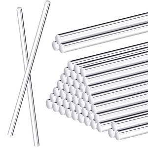 lot 58154 image: 30 Pcs 12 Inch Clear Acrylic Dowel Rods for DIY Crafts Acrylic Dowel Strip Plastic Sticks Cake Topper Rod for DIY Plastic Stick Handwork Supplies(0.25 Inch 6mm Diameter) - Retail $10