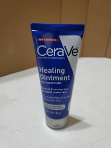 lot 58208 image: CeraVe Healing Ointment Skin Protectant 3 oz - Retail $8