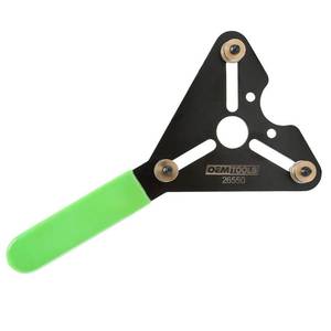 lot 19695 image: OEMTOOLS 26550 AC Clutch Holding Tool, Adjustable Pin, Fits Vehicles with 14-20 Fan Clutch Mounting Bolts, Vehicle Air Conditioner Repair Clutch Installation and Removal - Retail $20