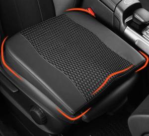 lot 24195 image: Lofty Aim Car Seat Cushion, Comfort Memory Foam Car Cushions for Driving - Sciatica & Lower Back Pain Relief, Driver Seat Pillow for Auto, Office Chair, Wheelchair - 4D Mesh Black - Retail $36