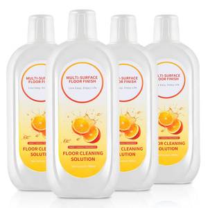 lot 24221 image: NXPPYY Floor Cleaning Solution Compatible with Tineco iFLOOR Series, All Robot Vacuums & Wireless Wet-Dry Mops, 4 Bottle Floor Cleaner Refill, Orange Scent - Retail $22
