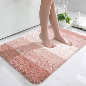 lot 24228 image: OLANLY Bathroom Rugs Mat 36x24, Extra Soft Absorbent Microfiber Bath Rugs, Rubber Backing, Quick Dry, Machine Washable Bath Mats for Bathroom Floor, Tub and Shower, Home Decor Accessories, Peach - Retail $38