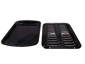 lot 42729 image: GE Part Number WB48X10056 Broiler Pan&Rack Large 12-34 x 16-12 - Retail $25