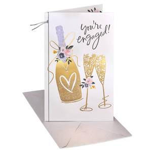 lot 42760 image: American Greetings Engagement Card (Happy Ever After) - Retail $7