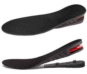 lot 42774 image: Height Increase Insoles 2-Layer Air up Shoe Lifts Elevator Shoes Insole 1.8 inches(4.5 cm) Heels Lift Inserts for Men and Women - Retail $12