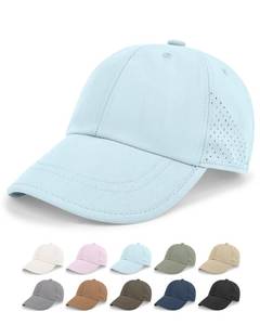 lot 42794 image: Rosoz Unisex Classic Baseball Cap Vintage UPF 50 Soft Unstructured Adjustable Foldable Travel Men Women Dad Hat Blue - Retail $10