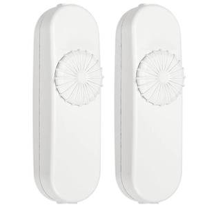 lot 42804 image: Inline Dimmer Switch, Full Range Rotary Lamp Switch for Dimmable LED Lighting, Halogen, Incandescent Bulbs, Inline Cord Switch for Floor & Table Lamp, Pendant Light, White 2 Pack - Retail $14