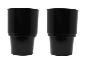 lot 42805 image: Jumbo Drink Cup Holder Insert Compatible with Yeti Ozark Tumblers Black Universal Plastic Cup Holder for car 32oz  OversizedTop Heavy Drink Containers Cups Tumblers - Retail $15