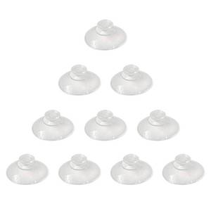 lot 42817 image: LuluEasy 20mm 10 Pieces Mini Suction Cups Clear Without Hooks Without Holes, PVC Plastic Sucker Pads for Festival Decoration Wall Glass Home Car - Retail $5