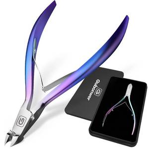 lot 42827 image: Cuticle Trimmer 34 Jaw Extremely Sharp Cuticle Nippers Scissors Stainless Steel Clippers Cutter Remover Pedicure Manicure Nail Tool, cuticle pusher, nail cuticle trimmer professional cuticle cutter - Retail $14