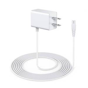 lot 43135 image: 10V HV-270 Magic Wand Charger Compatible with Hitachi Magic Wand HV 270 Rechargeable Neck Massager, White Power Adapter with 5ft Long Cable - Retail $12