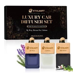 lot 43140 image: Car Air Freshener 3 Pack - 1 Way, Dream On, Cabana Hotel Collection Diffuser Oil Inspired The One Hotel, Car Fresheners for Women & Men, 45 days Long Lasting, 0.27 FL OZ8ML - Retail $10