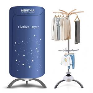 Portable Clothes Dryer, 900W Fast Drying & Large Load Capacity for Laundry and Shoes - Compact Mini Dryer Machine for Travel, Apartments, RV, Dorm Blue - Retail: $22