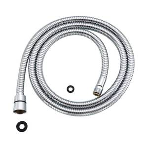 lot 24266 image: Kitchen 59-Inch or 150CM Pull Down Sink Faucet Replacement Pull Out Spray Head Hose Stainless Steel (Electroplating, 1.5 meters) - Retail $20