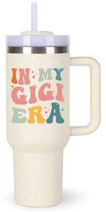 lot 25768 image: momocici Gigi Cup Tumblers Gifts.40oz In My Gigi Era Tumbler with Handle.Gigi Gift.Gigi Cups.Gigi Tumbler.40oz Birthday Christmas Mothers Day Gifts for gigi. - Retail $20