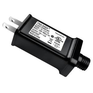 lot 42865 image: Nehbujin 12V 0.6A LED Power Supply TS-12V0.6A LED Transformer Class 2 Power Unit US Plug Adapter Replacement, Seasonal-Use LED Driver for LED String Light, Christmas Holiday Lighting (12V0.6A) - Retail $14