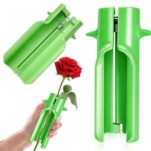 lot 42893 image: Rose Thorn Stripper Tool Thorn Remover Leaf Stripper Tool Flower Cleaner Cutter Flower Shop Gardening Floral Arrangements Clean Stem Green New Upgrades Efficient for Home Professional Florist - Retail $9