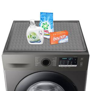 lot 42907 image: Garolue Washer and Dryer Top Protector Mat,23.6 x 19.7 Silicone Rubber Mat for Laudry Machine & Dryer,Non Slip Heavy Duty Waterproof Washable Top Cover Pad for Home Kitchen Laundry Room - Retail $13