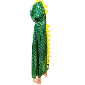 lot 42924 image: QIAONIUNIU Dinosaur Costumes Green Dragon Cape Halloween Dress Up Clothes 3-8 Years Old - Retail $14