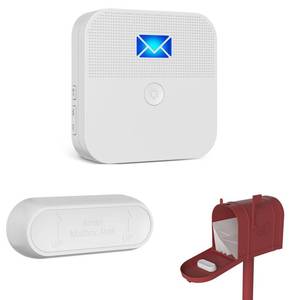 lot 42933 image: Mailbox Alarm Mail Chime Notification System-Mail Alarm 600 ft Long Range Wireless Mailbox Alert with LED Light Flashing and Sound Reminderser - Retail $30