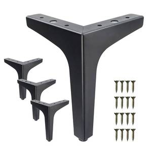 lot 42937 image: GOSCHE 7 Inch Metal Furniture Legs, Legs for Furniture Set of 4,Modern Style Replacement Couch Legs for Dresser Chair Bed Cabinet Table Ottoman Cupboard DIY Replacement Sofa Feet - Retail $24
