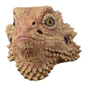 lot 49125 image: MOKRY PARTY Desert Spiny Lizard Mask Animal Head Mask Halloween Costume Pretend for Adults - Retail $14
