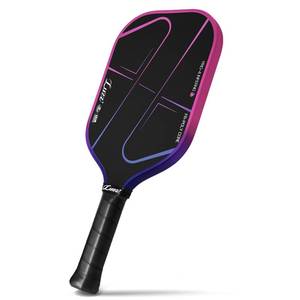Luzz Pickleball Paddle, Thermoformed Purple Inferno 3D Grooved Carbon Fiber Pickleball Paddles Microporous Polymer Core Exceptional Spin and Power 16mm Composite Pickle Ball Rackets for Players - Retail: $229