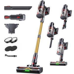 lot 62699 image: XenonLab Cordless Vacuum Cleaner, 75Mins55KPa650W Freestanding Vacuum Cleaners for Home, with Anti-Static&Anti-Tangle Brush, LED Touch Screen, Stick Vacuum for Carpets, Pet Hair, Hardwood Floors - Retail $349