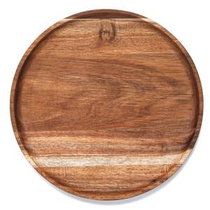 lot 62726 image: YANGQIHOME Round Wood Tray, Acacia Wooden Serving Tray, Serving Platter, Appetizer Charcuterie Board, Tray Organizer for KitchenCountertop, 13.8 x 13.8 x 0.8 inch - Retail $22