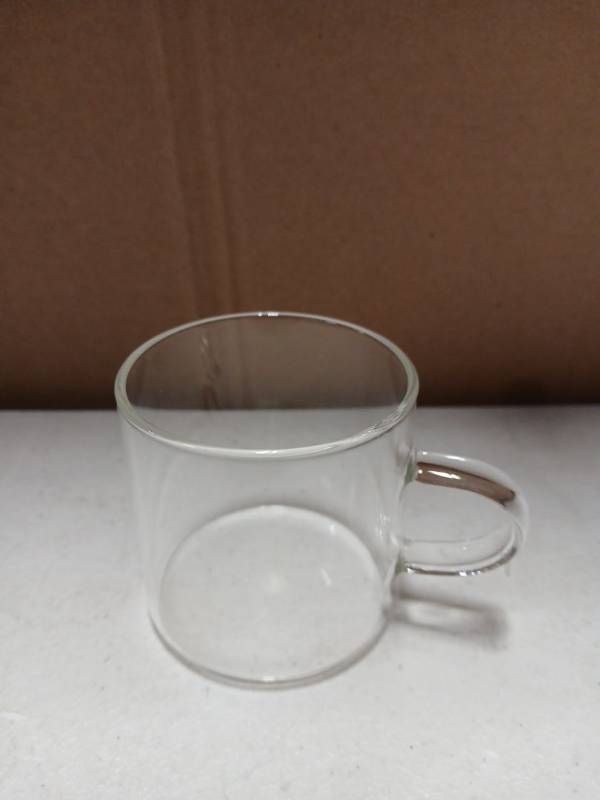 lot 25323 image: Clear Glass Espresso Cup Set of 4 - Retail $15