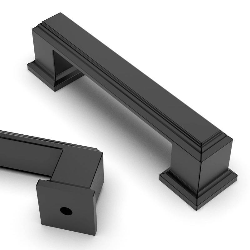 lot 27948 image: Asidrama 5 Pack 7.5 Inch(192mm) Matte Black Kitchen Cabinet Handles Cabinet Pulls Kitchen Cabinet Hardware for Cupboard Drawer Pulls - Retail $78
