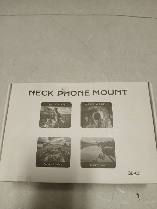 lot 25266 image: Neck Phone Mount Holder for Hands-Free Photography and Video Recording - Retail $10