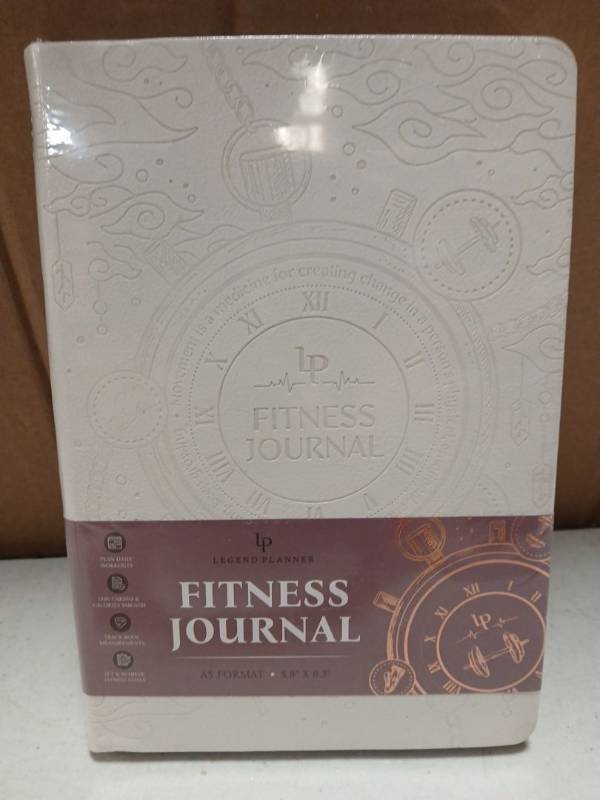 lot 27778 image: Legend Planner Fitness Journal A5 Format - Retail $15