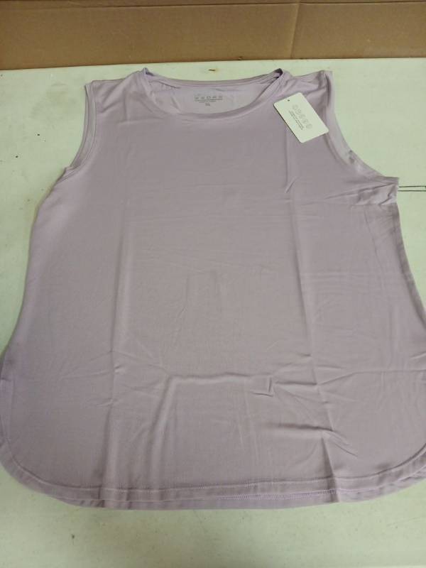lot 31432 image: Purple Sleeveless Tank Top with Tag -M - Retail $10