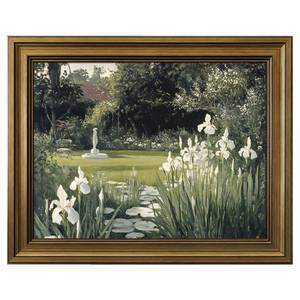 lot 9351 image: HISPACE Vintage Gold Framed Wall Art for Living Room,8x10 Inch Vintag Canvas Wall Art,Landscape Wall Art Home Decor,Classical Flowers Landscape Painting Prints,Unique Gift for Friends and Family - Retail $16
