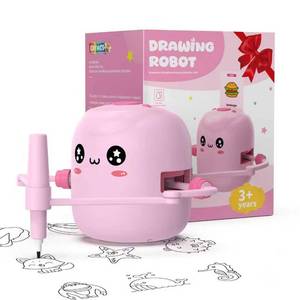 Drawing Robot for Kids, Voice Interactive Educational Drawing Robot, Montessori Painting Learning Toys with 150 Cards, Christmas Birthday Party Gift for 3 4 5 6 7 8 Years Old Girls Boys - Retail: $60