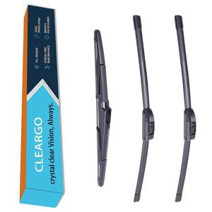 lot 25891 image: Windshield Wiper Blades Kit for 2023 2024 2025 Kia Sportage Front & Rear Replacement, All-Season Performance, Easy Snap-On Installation - Retail $25