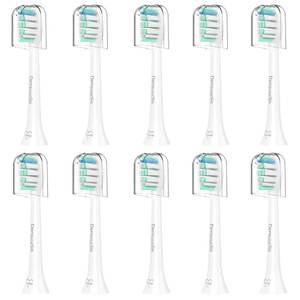 lot 43217 image: Replacement Toothbrush Heads for Philips Sonicare Replacement Heads, Replacement Brush Head Compatible with Phillips Sonicare Electric Toothbrush, 10 Pack - Retail $10