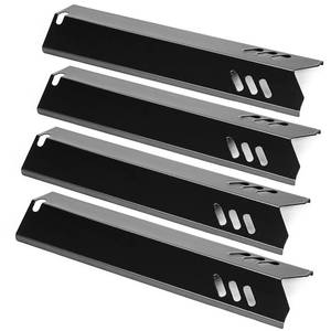 lot 43266 image: 15 Inch Grill Heat Plate Shield, Burner Cover Replacement Parts for Dyna-Glo DGF510SSP, DGF493BNP, Heat Tent for DGF510SBP, Grill Heat Plates for Backyard BY13-101-001-13, Uniflame GBC1059WB, GBC1460W - Retail $18