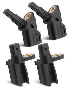 lot 43281 image: 4 PCS ABS Sensor Front and Rear Fit for Ford C-Max 2013-2018 Escape 2013-2019 Focus 2012-2018 for Lincoln MKC 2015-2019 for Mazda3 Mazda5, Fit for Volvo C30 C70 S40 S60 S80 V50 V70 XC60 XC70 - Retail $25
