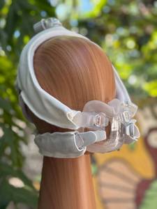 lot 43288 image: Ultra Premium Comfort CPAP Headgear Strap Cover custom designed to fit Full Face F30i, x30i ResMed AirFit and the Philips Respironics DreamWear full face. (One Size Fits Most) - Retail $50