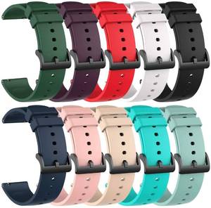 lot 43291 image: E ECSEM 10-Pack DaFit Smart Watch Bands, DaFit TK29 TG38 T49Pro TG09L K37 Q104 P125 Replacement Watch Strap, 22mm Quick Release Silicone Adjustable Wristband, Multicolor Selection - Retail $14