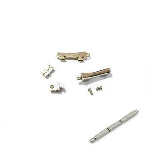 lot 43298 image: Eyeglass Hinge Replacement 3.0mm Plastic Frames Sunglasses Wooden Glasses Parts Repair Kits Eyeglass Repairing Replacement Hinges Screws and Screwdriver - Retail $7