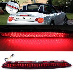 lot 43314 image: Pzeelbe Third Brake Stop Light Replacement for 2003-2008 BMW E85 Z4, Rear Brake Stop Tail Lamp Red Light Clear Lens Trunk Replace# 63256917378, 63256930246 - Retail $30