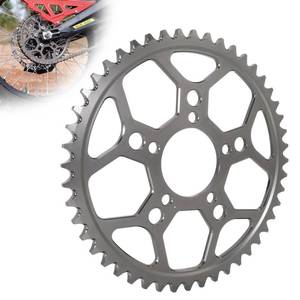 lot 43317 image: 48 Tooth Sprocket for Surron, CNC 48T Chain Sprocket 7075 Aluminum Compatible with Segway X160 X260 Sur Ron Light Bee X - Titanium - Retail $36