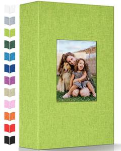 lot 43324 image: Artfeel Photo Album 4x6 with 300 Pockets,Slip-in Picture Albums,Linen Cover Memory Book with Front Window,White Page Vertical Photo Book for Wedding,Family,Anniversare,Baby,Vacation - Retail $21