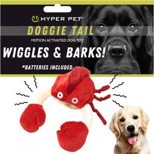 lot 43326 image: Hyper Pet Doggie Pal Interactive Dog Toys (Dog Toy that Wiggles, Vibrates, and Barks Plush Toys for Boredom and Stimulating Play) - Retail $20